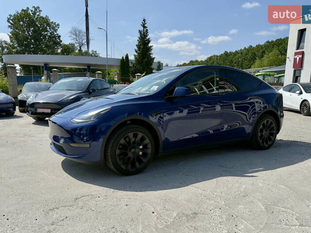 Синий Тесла Model Y, объемом двигателя 0 л и пробегом 1 тыс. км за 37500 $, фото 3 на Automoto.ua