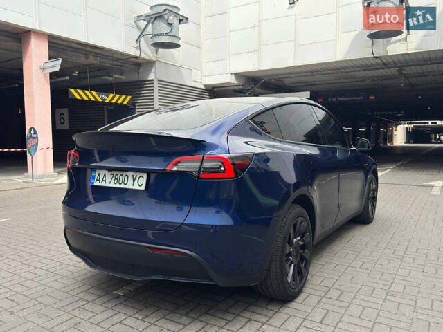 Синий Тесла Model Y, объемом двигателя 0 л и пробегом 1 тыс. км за 34000 $, фото 4 на Automoto.ua