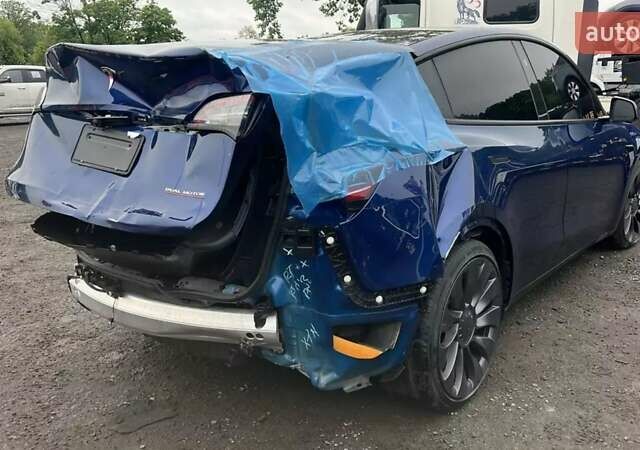 Синий Тесла Model Y, объемом двигателя 0 л и пробегом 5 тыс. км за 30500 $, фото 4 на Automoto.ua