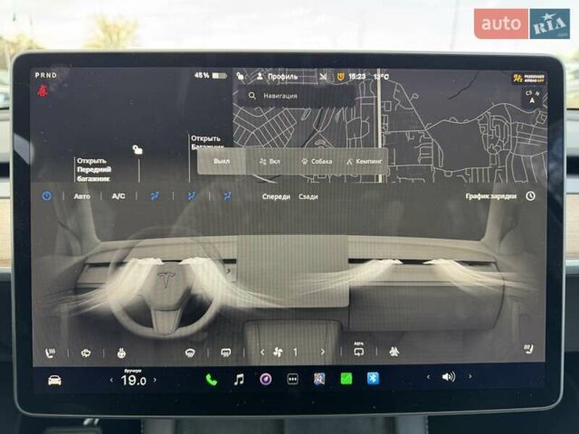 Синий Тесла Model Y, объемом двигателя 0 л и пробегом 8 тыс. км за 31900 $, фото 17 на Automoto.ua