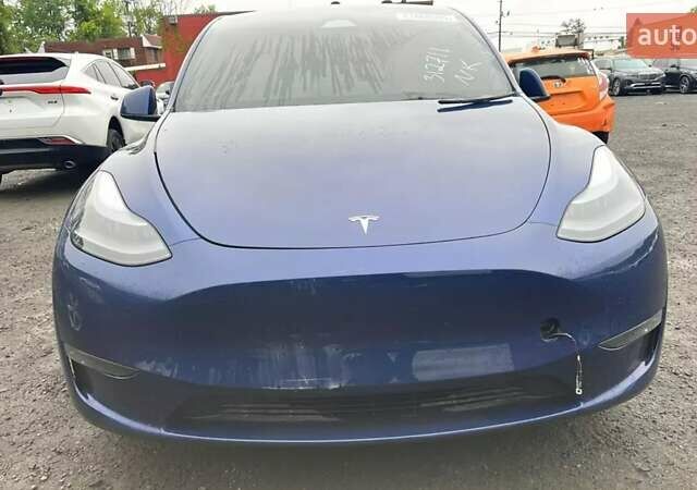 Синий Тесла Model Y, объемом двигателя 0 л и пробегом 5 тыс. км за 30500 $, фото 1 на Automoto.ua