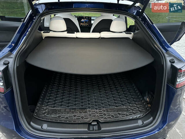 Синий Тесла Model Y, объемом двигателя 0 л и пробегом 47 тыс. км за 32000 $, фото 18 на Automoto.ua