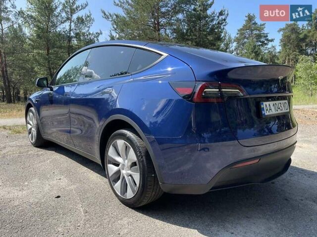 Синий Тесла Model Y, объемом двигателя 0 л и пробегом 18 тыс. км за 33500 $, фото 5 на Automoto.ua