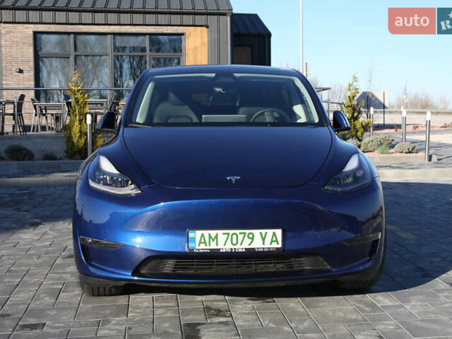 Синий Тесла Model Y, объемом двигателя 0 л и пробегом 19 тыс. км за 33900 $, фото 9 на Automoto.ua