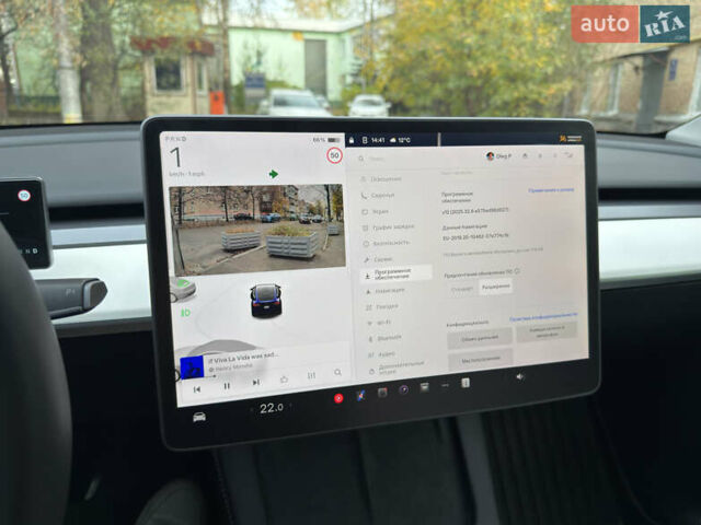 Синий Тесла Model Y, объемом двигателя 0 л и пробегом 22 тыс. км за 37707 $, фото 3 на Automoto.ua