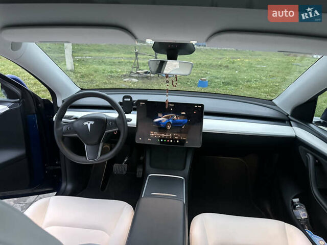 Синий Тесла Model Y, объемом двигателя 0 л и пробегом 47 тыс. км за 32000 $, фото 17 на Automoto.ua