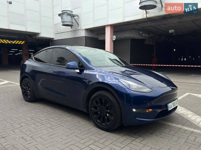 Синий Тесла Model Y, объемом двигателя 0 л и пробегом 1 тыс. км за 34000 $, фото 3 на Automoto.ua