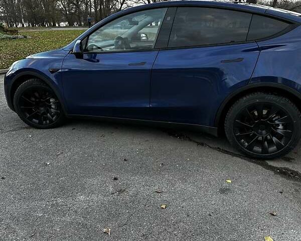 Синий Тесла Model Y, объемом двигателя 0 л и пробегом 43 тыс. км за 27500 $, фото 3 на Automoto.ua