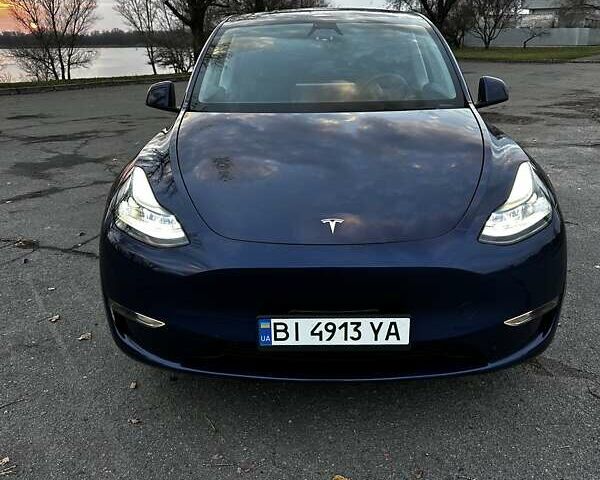 Синий Тесла Model Y, объемом двигателя 0 л и пробегом 43 тыс. км за 27500 $, фото 11 на Automoto.ua