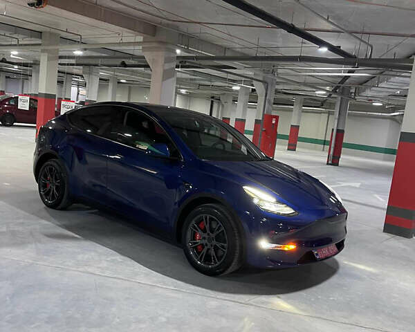 Синій Тесла Model Y, об'ємом двигуна 0 л та пробігом 30 тис. км за 31500 $, фото 1 на Automoto.ua