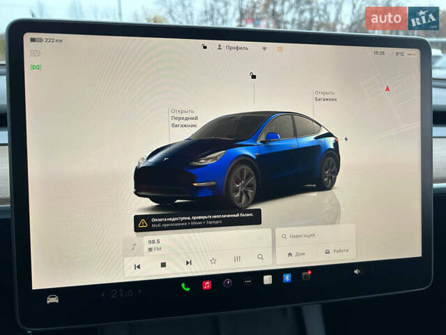 Синий Тесла Model Y, объемом двигателя 0 л и пробегом 9 тыс. км за 28900 $, фото 6 на Automoto.ua