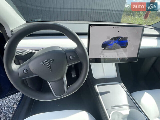 Синий Тесла Model Y, объемом двигателя 0 л и пробегом 6 тыс. км за 31900 $, фото 8 на Automoto.ua