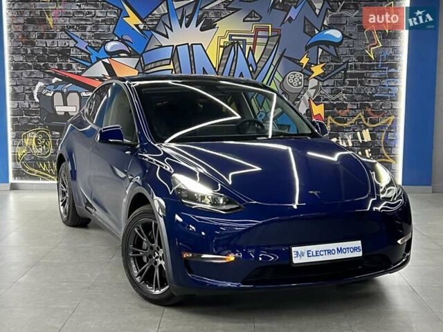 Синий Тесла Model Y, объемом двигателя 0 л и пробегом 8 тыс. км за 34199 $, фото 5 на Automoto.ua