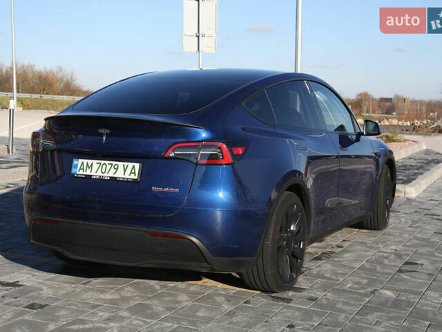 Синий Тесла Model Y, объемом двигателя 0 л и пробегом 19 тыс. км за 33900 $, фото 5 на Automoto.ua