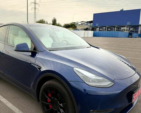 Синий Тесла Model Y, объемом двигателя 0 л и пробегом 7 тыс. км за 34900 $, фото 1 на Automoto.ua