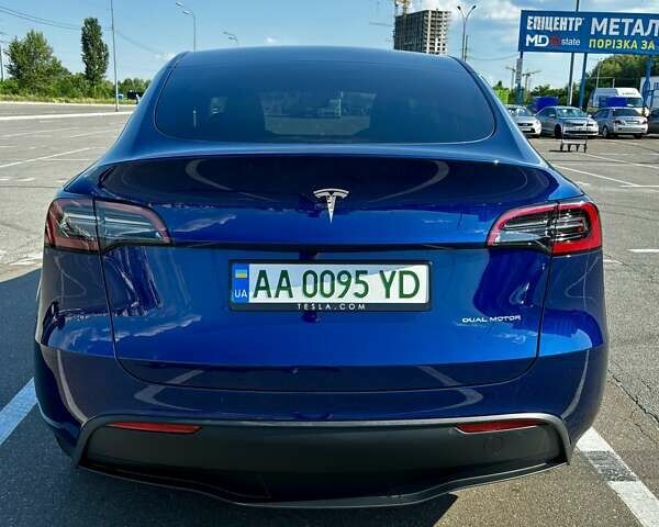 Синий Тесла Model Y, объемом двигателя 0 л и пробегом 9 тыс. км за 48800 $, фото 2 на Automoto.ua