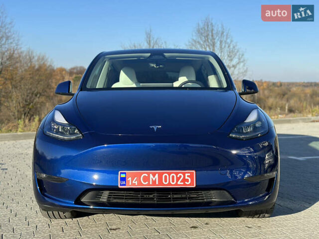 Синий Тесла Model Y, объемом двигателя 0 л и пробегом 10 тыс. км за 32500 $, фото 17 на Automoto.ua