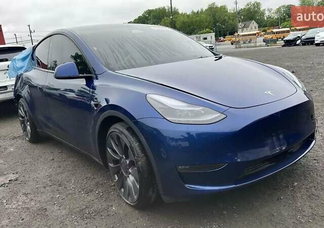 Синий Тесла Model Y, объемом двигателя 0 л и пробегом 5 тыс. км за 30500 $, фото 6 на Automoto.ua