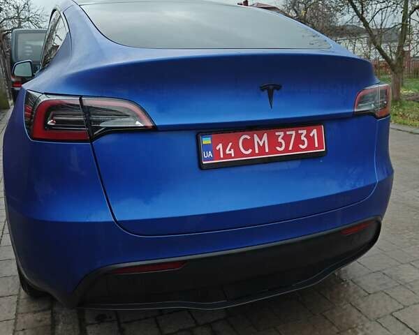 Синій Тесла Model Y, об'ємом двигуна 0 л та пробігом 14 тис. км за 29800 $, фото 1 на Automoto.ua