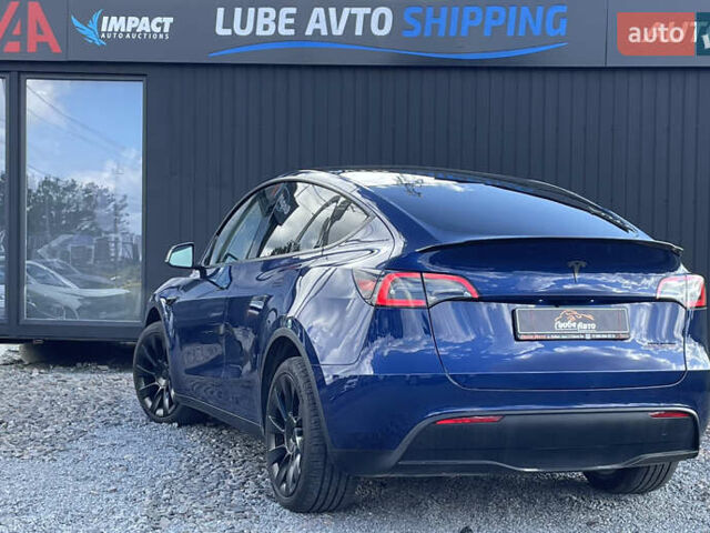 Синий Тесла Model Y, объемом двигателя 0 л и пробегом 6 тыс. км за 31900 $, фото 4 на Automoto.ua