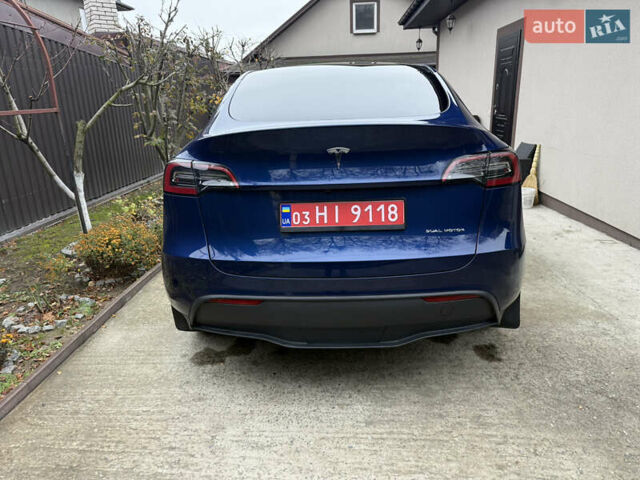 Синий Тесла Model Y, объемом двигателя 0 л и пробегом 9 тыс. км за 26900 $, фото 6 на Automoto.ua