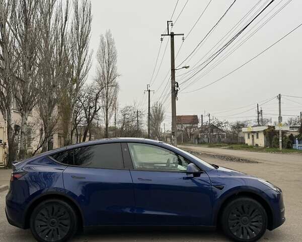 Синий Тесла Model Y, объемом двигателя 0 л и пробегом 27 тыс. км за 25999 $, фото 3 на Automoto.ua