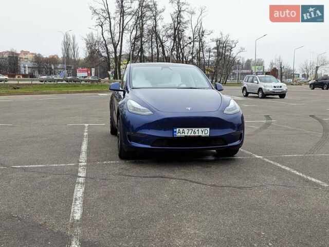 Синій Тесла Model Y, об'ємом двигуна 0 л та пробігом 1 тис. км за 32950 $, фото 2 на Automoto.ua