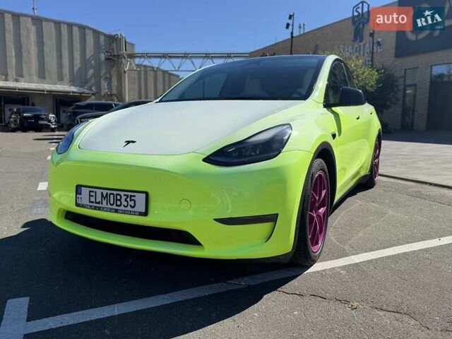 Зеленый Тесла Model Y, объемом двигателя 0 л и пробегом 11 тыс. км за 27999 $, фото 1 на Automoto.ua