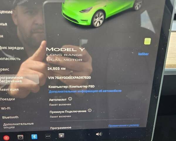 Зелений Тесла Model Y, об'ємом двигуна 0 л та пробігом 30 тис. км за 32800 $, фото 15 на Automoto.ua