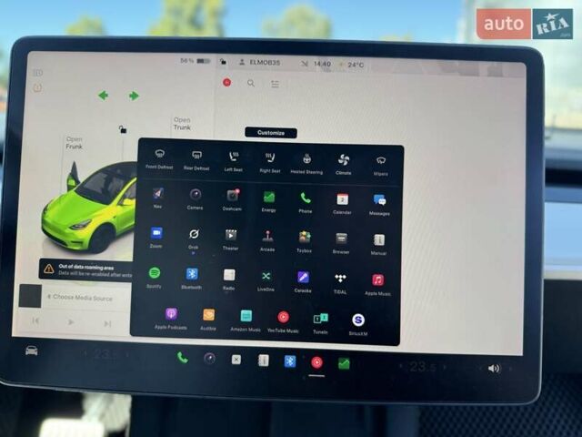 Зеленый Тесла Model Y, объемом двигателя 0 л и пробегом 11 тыс. км за 27999 $, фото 16 на Automoto.ua