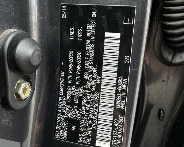 Сірий Тойота 4Раннер, об'ємом двигуна 3.96 л та пробігом 250 тис. км за 20999 $, фото 27 на Automoto.ua