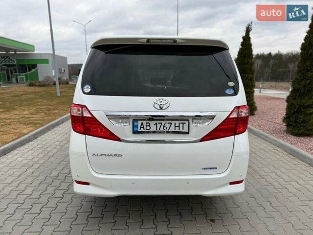 Тойота Алфард 2010 в Виннице на Automoto.ua Белый Тойота Алфард, объемом двигателя 2.4 л и пробегом 183 тыс. км за 13900 $, фото 2 на Automoto.ua