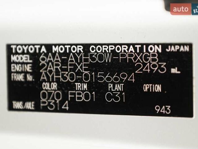 Белый Тойота Алфард, объемом двигателя 2.5 л и пробегом 1 тыс. км за 59999 $, фото 52 на Automoto.ua