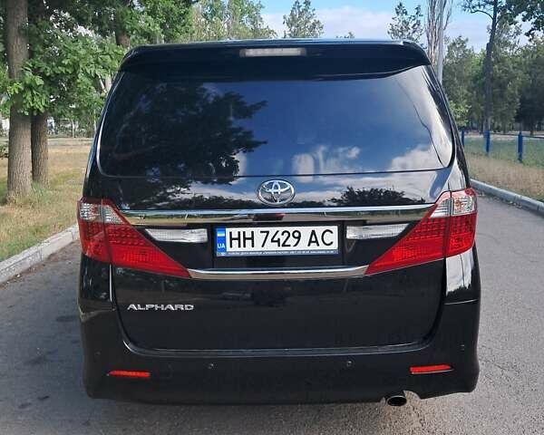 Черный Тойота Алфард, объемом двигателя 2.4 л и пробегом 125 тыс. км за 18000 $, фото 5 на Automoto.ua