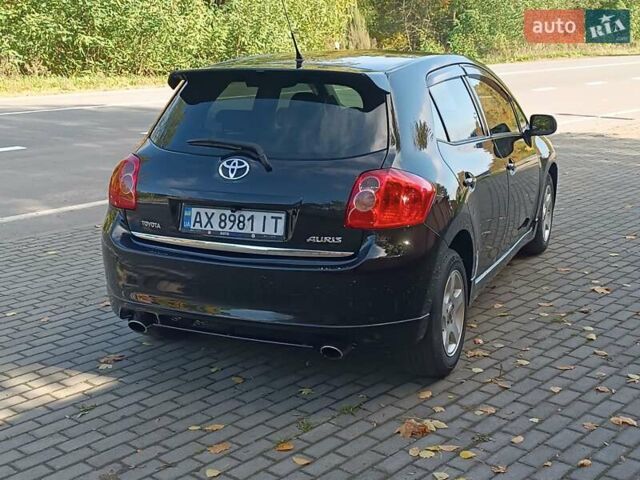 Черный Тойота Аурис, объемом двигателя 1.6 л и пробегом 199 тыс. км за 5950 $, фото 61 на Automoto.ua