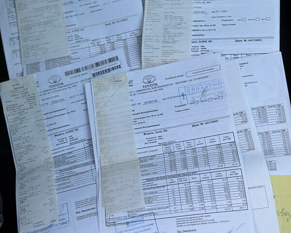 Черный Тойота Аурис, объемом двигателя 1.6 л и пробегом 113 тыс. км за 7400 $, фото 30 на Automoto.ua