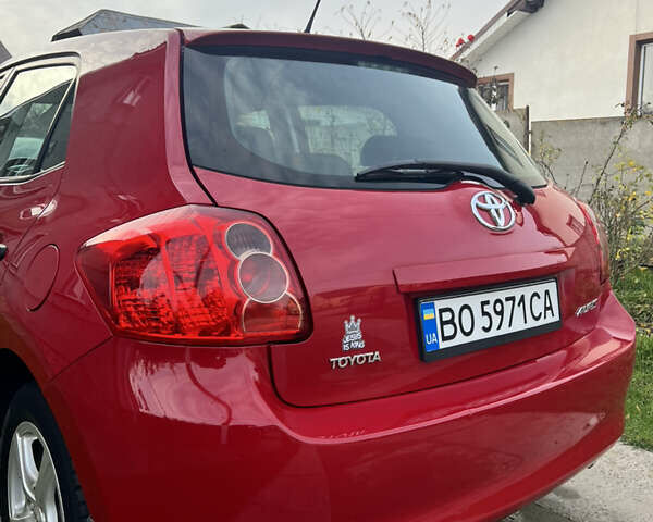 Червоний Тойота Ауріс, об'ємом двигуна 1.36 л та пробігом 229 тис. км за 6300 $, фото 7 на Automoto.ua