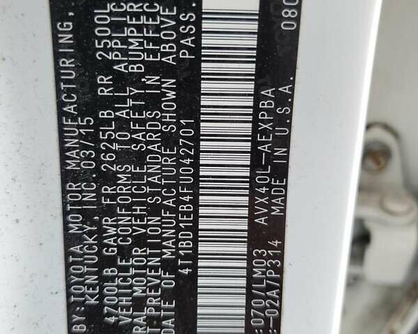 Белый Тойота Авалон, объемом двигателя 2.5 л и пробегом 48 тыс. км за 3000 $, фото 11 на Automoto.ua