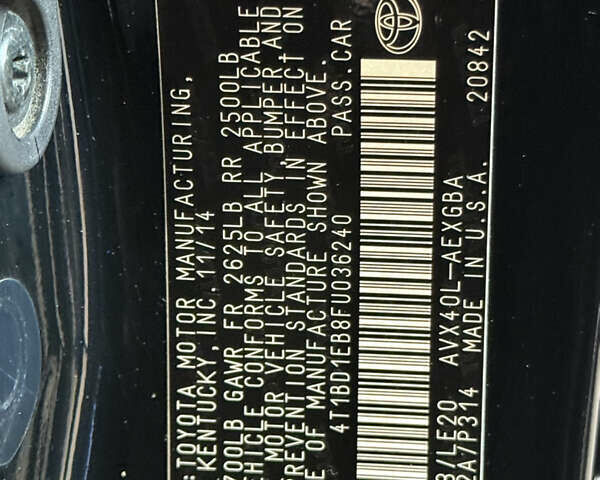 Черный Тойота Авалон, объемом двигателя 2.5 л и пробегом 148 тыс. км за 18999 $, фото 12 на Automoto.ua