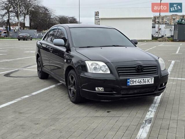 Черный Тойота Авенсис, объемом двигателя 2 л и пробегом 350 тыс. км за 4999 $, фото 1 на Automoto.ua