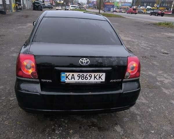 Черный Тойота Авенсис, объемом двигателя 1.8 л и пробегом 190 тыс. км за 7100 $, фото 1 на Automoto.ua