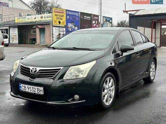 Черный Тойота Авенсис, объемом двигателя 2 л и пробегом 275 тыс. км за 8200 $, фото 1 на Automoto.ua