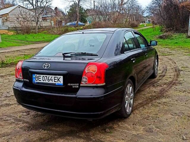 Черный Тойота Авенсис, объемом двигателя 2 л и пробегом 230 тыс. км за 7500 $, фото 5 на Automoto.ua