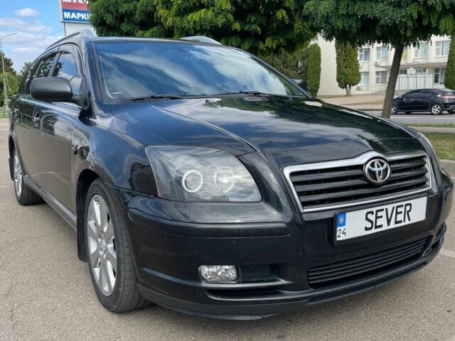 Черный Тойота Авенсис, объемом двигателя 2 л и пробегом 400 тыс. км за 5300 $, фото 1 на Automoto.ua