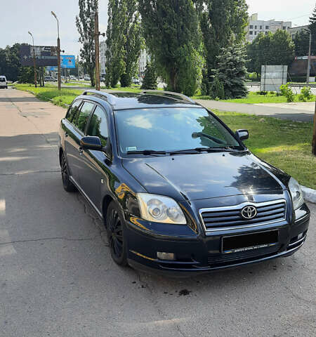 Черный Тойота Авенсис, объемом двигателя 2 л и пробегом 198 тыс. км за 5300 $, фото 2 на Automoto.ua