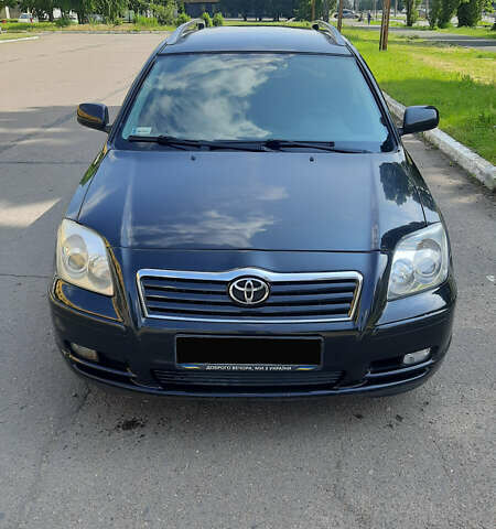 Черный Тойота Авенсис, объемом двигателя 2 л и пробегом 198 тыс. км за 5300 $, фото 1 на Automoto.ua