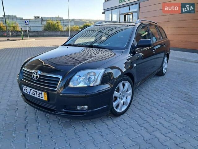 Черный Тойота Авенсис, объемом двигателя 2 л и пробегом 215 тыс. км за 5850 $, фото 3 на Automoto.ua