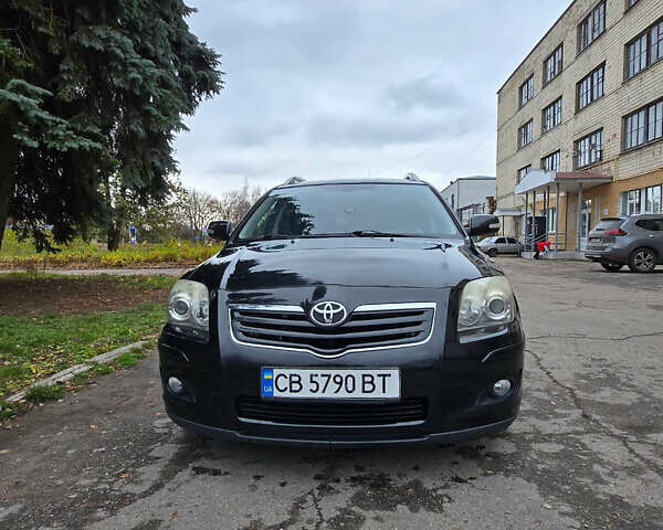 Черный Тойота Авенсис, объемом двигателя 2 л и пробегом 221 тыс. км за 7000 $, фото 1 на Automoto.ua