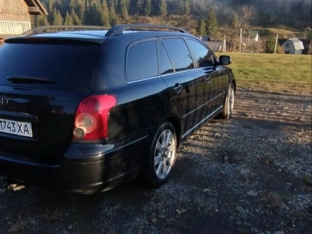 Черный Тойота Авенсис, объемом двигателя 2 л и пробегом 270 тыс. км за 8500 $, фото 1 на Automoto.ua