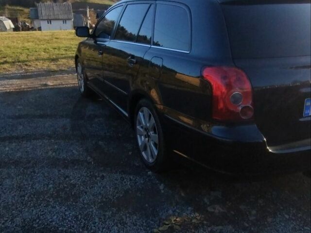 Черный Тойота Авенсис, объемом двигателя 2 л и пробегом 270 тыс. км за 8500 $, фото 3 на Automoto.ua